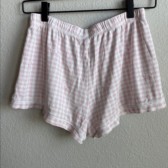 Roller Rabbit Pink and White Gingham Pajama Set size Small - Picture 7 of 8